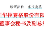 东营华控赛格董事长、董秘、副总经理三高管同日辞职